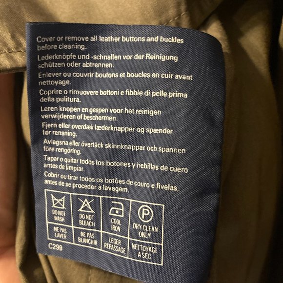 Vintage Burberry Green Silk Trench Coat Sz 6 / M/L - Picture 5 of 16